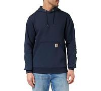 Carhartt Midweight Sleeve Logo Sweat à Capuche New Navy