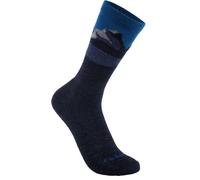 Carhartt Midweight Synthetic-Wool Blend Mountain Crew Chaussettes - pack de 2, Bleu marine, Taille L