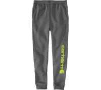 Carhartt Workwear pantalon de jogging Tapered Graphic Gris foncé/Jaune néon M
