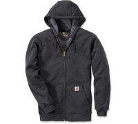 Carhartt Midweight Zip Hoodie, Gris foncé, Taille XXL