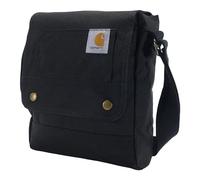 Carhartt Mixte, Adjustable Shoulder Bag with Flap Over Closure Bouton, Durable, Sac à bandoulière réglable avec Rabat sur Fermeture à Pression, Everyday Crossbody Snap (Noir), Taille Unique