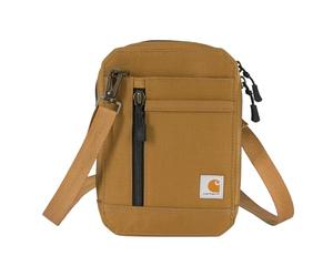 Carhartt Mixte Nylon Duck, Water Resistant Wallet with Adjustable Crossbody Strap Porte-Monnaie à bandoulière, Marron Brown, Taille Unique