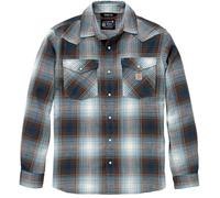 Carhartt Montana Bozeman Relaxed Plaid Chemise, bleu/marron, Taille M