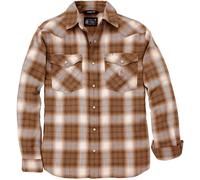 Carhartt Montana Bozeman Relaxed Plaid Chemise, Gris/Marron, Taille 2XL