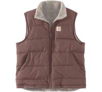 Carhartt Montana Reversible, gilet matelassé femme XL Marron Foncé (B25) Marron Foncé (B25)