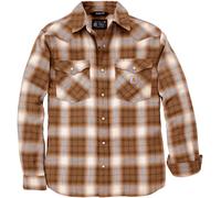Carhartt Montana Rugged Flex Snap Front, chemise M Marron/Beige/Orange (Brn) Marron/Beige/Orange (Brn)
