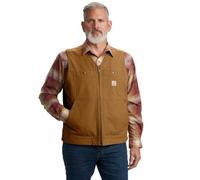 Carhartt Montana Veste en toile de canard pour homme Coupe décontractée, Marron, Large