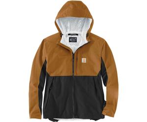 Carhartt Monterey Packable, veste textile imperméable S Marron Clair/Noir Marron Clair/Noir