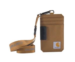 Carhartt Nylon Duck and, Water-Repellent Canvas Id Holder with Reflective Lanyard Porte-Monnaie Mixte