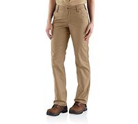 Carhartt Original Fit Rugged Professional Pant Pantalon d'utilité Professionnelle, Kaki foncé, 38 Small Femme