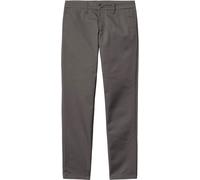 Carhartt - Pantalon chino - Sid Pant Porphyry en Coton - Taille 34 - Gris Gris 34