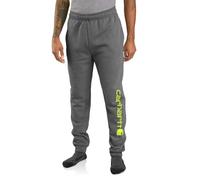 Carhartt Tapered Graphic, pantalon de jogging M Gris Foncé/Jaune Néon Gris Foncé/Jaune Néon