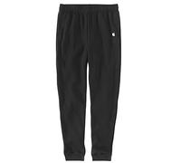 Carhartt Workwear Pantalon de survêtement fuselé Midweight, Coupe décontractée, Noir L