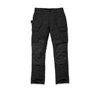Carhartt Pantalon de travail en acier Rugged Flex, coupe décontractée, double face avant, cargo et poches multiples Pantalon Homme, noir, 28W/28L