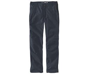 Carhartt Pantalon de travail fuselé Rugged Flex Straight Fit en toile à 5 poches Pantalon utilitaire de travail Homme, bleu, 34W/30L