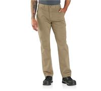 Carhartt Pantalon de Travail pour Homme en sergé, Coupe décontractée 34 W/32 L, Kaki foncé