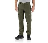 Carhartt Pantalon de travail Ripstop Cargo Fleece Lined pour homme, Basil, 36W x 32L