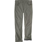 Carhartt Pantalon doublé Force à coupe décontractée pour homme, olive, 34W x 32L