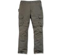 Carhartt Full Swing Steel, pantalon cargo W32/L30 Gris Foncé/Vert Gris Foncé/Vert