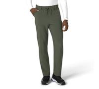 Carhartt Pantalon médical Cross-Flex Coupe Moderne Jambe Droite pour Homme, Vert Olive, Taille M Hauteur