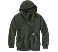 Carhartt Paxton Quarter-Zip Capuche, Vert foncé, Taille S