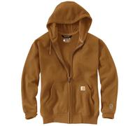 Carhartt Paxton Sweat-shirt à fermeture éclair complète, Marron, Taille S