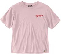 Carhartt Pennant Flag, t-shirt femmes S Rose Rose
