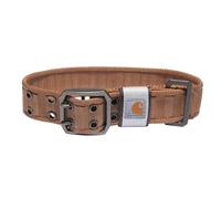 Carhartt Pet Collier en Toile entièrement réglable pour Chien Carhartt Marron Taille L