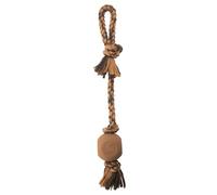 Carhartt Pet Toys Balle en Caoutchouc pour Chien Corde à Tirer Durable pour Chien Carhartt Marron/Marron foncé