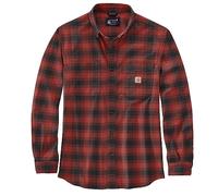 Carhartt Plaid Flannel Relaxed Fit Shirt, Farbe:rot, Größe:M