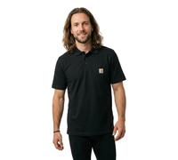 Carhartt Polo Midweight Loose Fit manches courtes à poche L Noir Homme