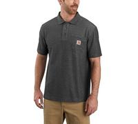 Carhartt Polo ample à manches courtes et poche pour homme, Carbone, XX-Large