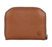 Carhartt Portefeuille décontracté en cuir pleine fleur pour femme, plusieurs compartiments pour cartes et espèces pour un accès facile, marron, One Size, Portefeuille hybride