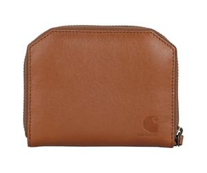 Carhartt Portefeuille décontracté en Cuir Pleine Fleur pour Femme, Plusieurs Compartiments pour Cartes et espèces pour Un accès Facile, Marron, Taille Unique
