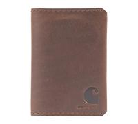 Carhartt Portefeuille en Cuir Craftsman pour Homme, Disponible en Plusieurs Styles et Couleurs, Marron (Poche Avant à Deux Plis), Taille Unique, Portefeuilles en Cuir Craftsman, Disponibles en
