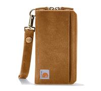 Carhartt Portefeuille en Toile résistante pour Femme, Disponible en Plusieurs Styles et Couleurs, Marron, Taille Unique