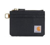 Carhartt Portefeuille pour Femme, Cuir Robuste et Toile pour Femme, Disponible en Plusieurs Styles et Couleurs, Portefeuille en Nylon avec Fermeture éclair (Noir), Taille Unique US