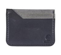 Carhartt Portefeuille pour homme en toile ou cuir durable avec et sans pince à billets, noir, portefeuille à poche avant, portefeuille en toile ou cuir durable avec et sans pince à billets