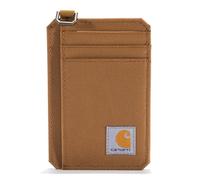 Carhartt Portefeuille pour Homme en Toile ou Cuir Durable avec et sans Pince à Billets, Nylon Marron Canard, Taille Unique