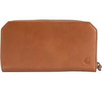 Carhartt Leder Clutch, portefeuille femmes Taille unique Marron Marron