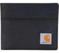 Carhartt Saddle Leather Bifold Portefeuille, noir pour homme