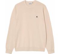 Carhartt - Pull à col rond - Madison Sweater Fleur De Sel Black pour Homme en Nylon - Taille M - Beige Beige M