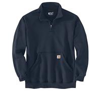Carhartt Sweat-shirt Quarter-Zip Taille S Bleu Foncé (472)