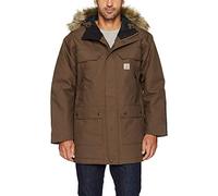 Carhartt Quick Duck Sawtooth Parka manteau, Dark Canyon Brown, L Taille Normale Homme