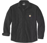Carhartt Quilted Snap Front Shirt Veste textile, noir, Taille L