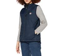 Carhartt Rain Defender® Nylon Insulated Mock-Neck Vest Femme, NAVY, S