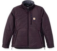 Carhartt Rain Defender Relaxed Fit Lightweight Veste pour dames, Rouge bordeaux, Taille L