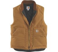 Carhartt Relaxed Fit Firm Duck Insulated Rib Collar Gilet, brun, taille 2XL pour homme