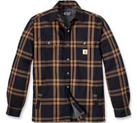 Carhartt Relaxed Fit Flannel Sherpa Lined Chemise, noir-brun, taille S pour homme