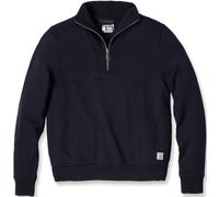 Carhartt Relaxed Fit Half Zip Sweat-shirt femme, noir, Taille L